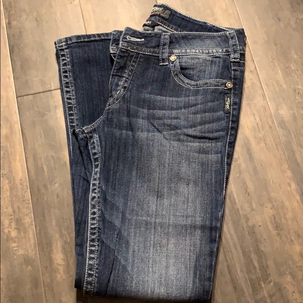 Silver jeans